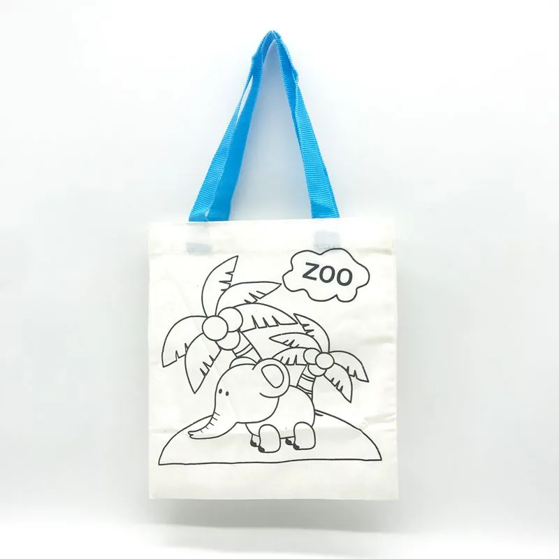 Lerretsveske for barn å male eller graffiti